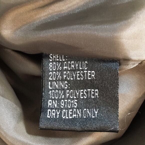 Signature by Larry Levine Green Tweed Plaid Blazer / Jacket Women's Size 10 - Picture 10 of 10